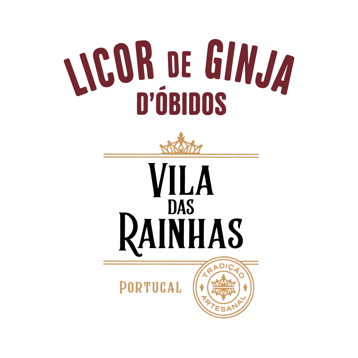 Pack Doce Sintonia - Licor de Ginja Vila das Rainhas 50cl + copos chocolate