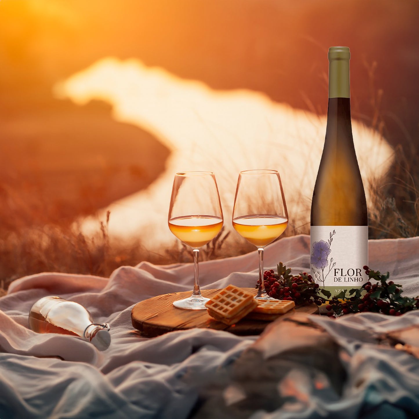 Flor de Linho Azal Branco 2024