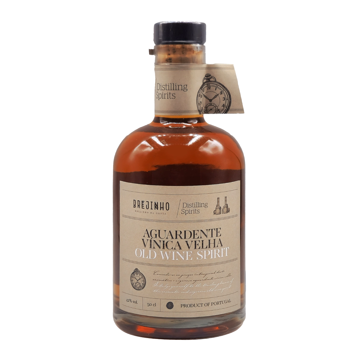 Aguardente Vínica Velha Brejinho da Costa 50cl