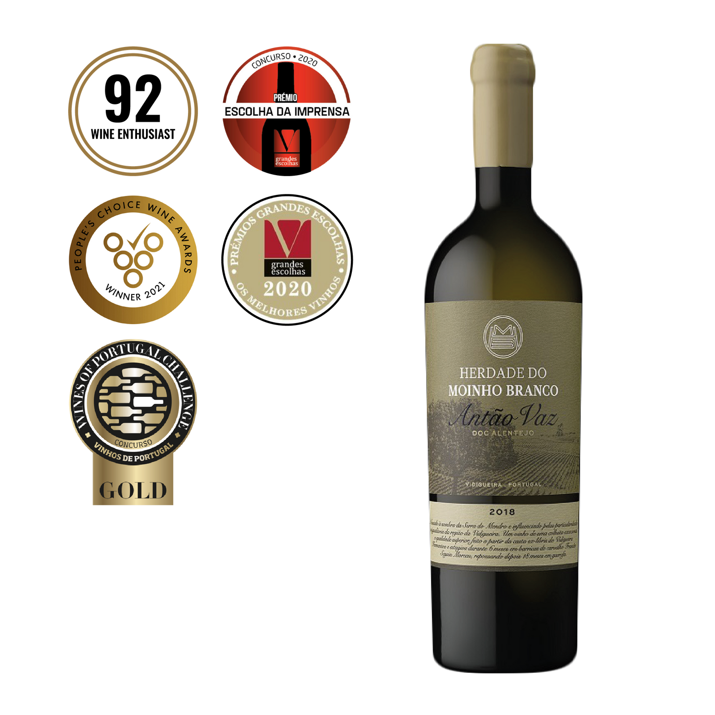 Herdade do Moinho Branco Antão Vaz Branco 2019