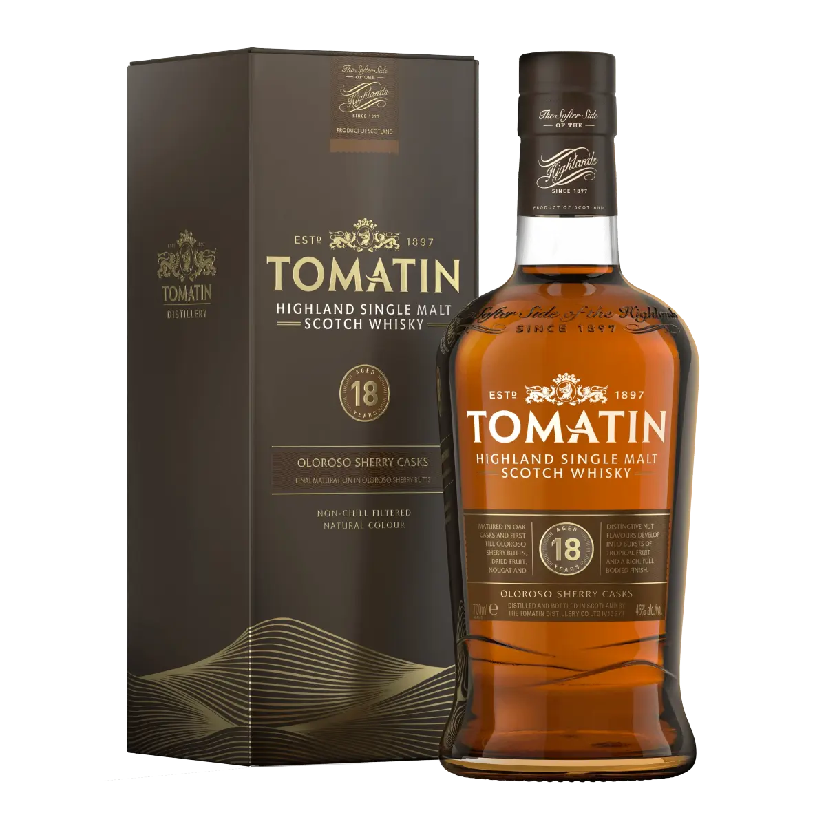 Whisky Single Malt Tomatin 18 anos