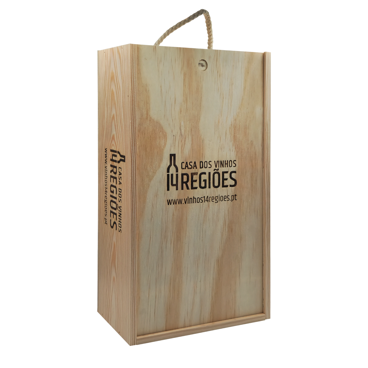 Caixa de Madeira - 2 Garrafas