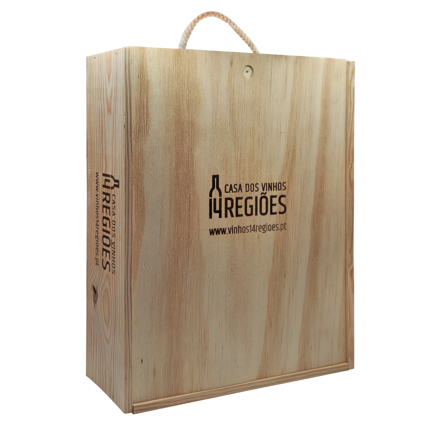 Caixa de Madeira - 3 Garrafas