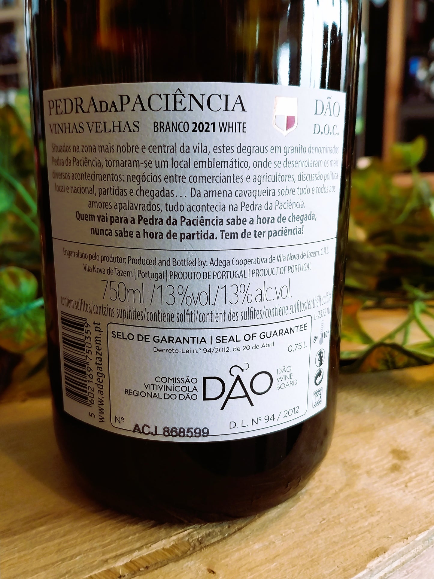 Pedra da Paciência Vinhas velhas Branco 2021