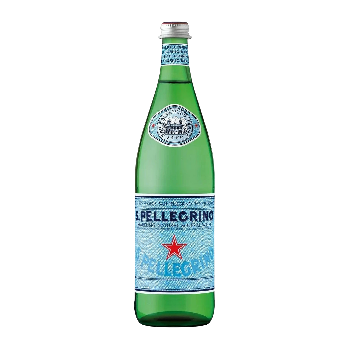Água mineral gaseificada San Pellegrino 75cl