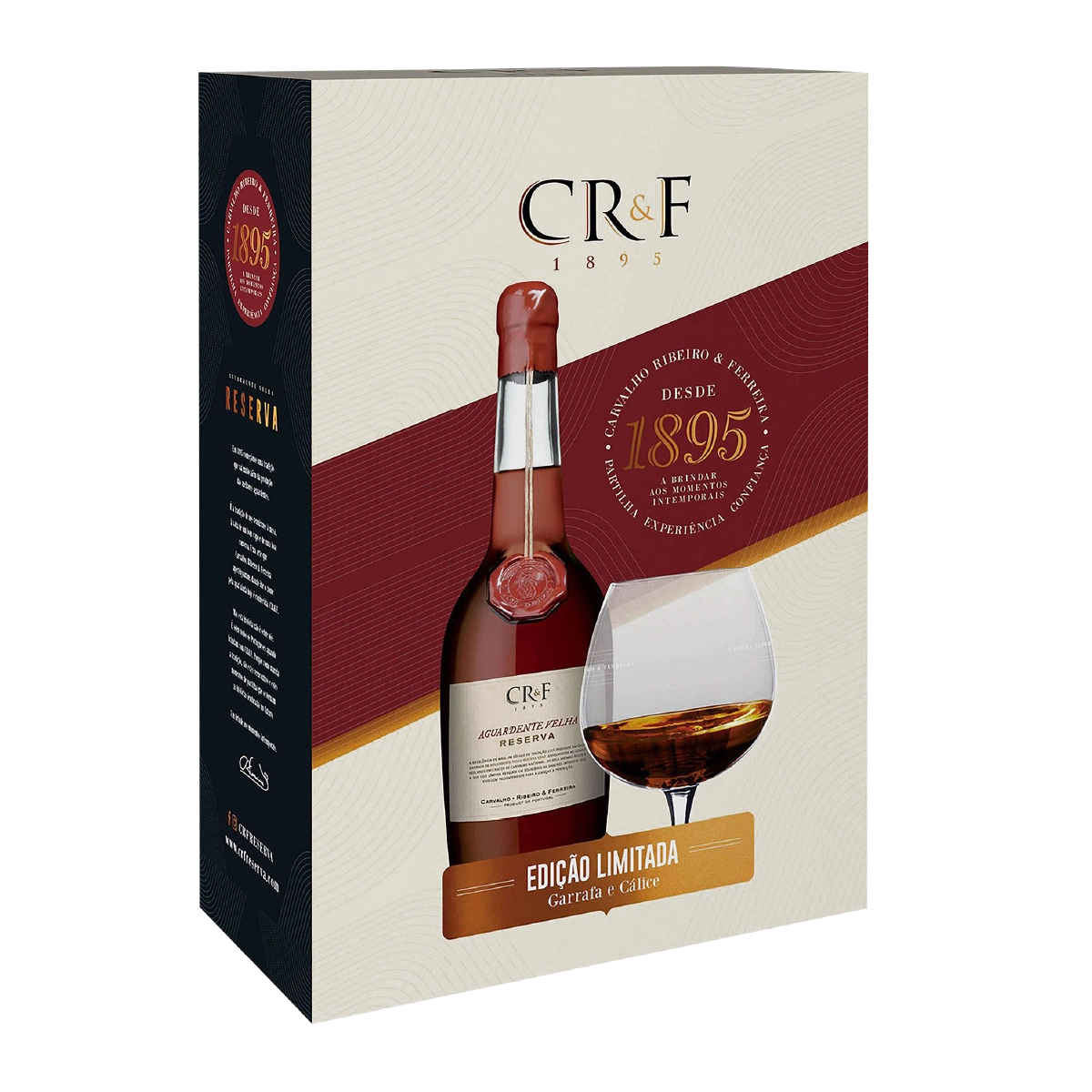 Aguardente vínica velha CRF Reserva + cálice (Ed. Especial)