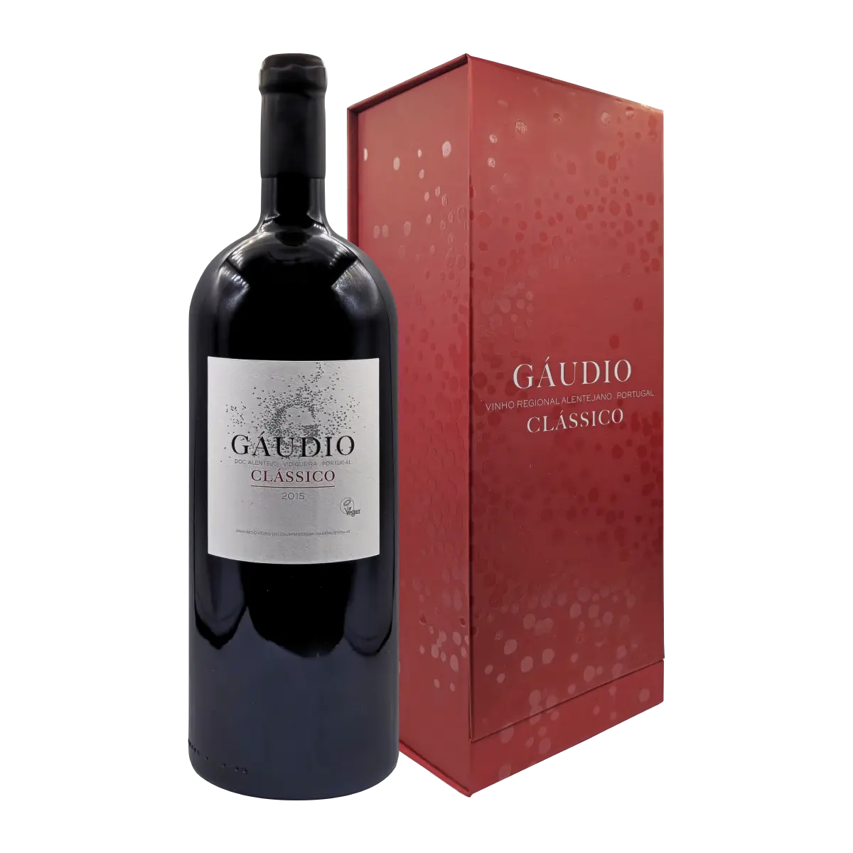 Gáudio Clássico Tinto 2015 (Magnum 1.5L) Caixa Festiva