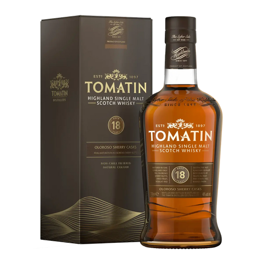 Whisky Single Malt Tomatin 18 anos