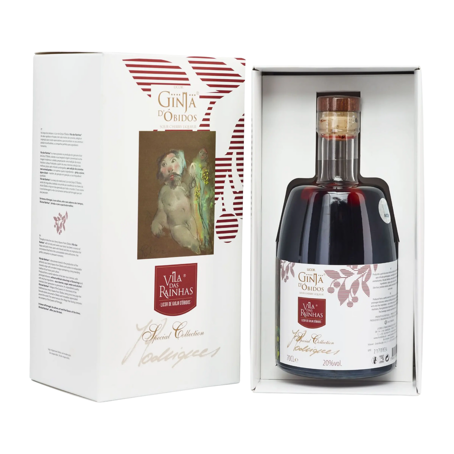 Licor de Ginja d'Óbidos Vila das Rainhas Ed. colecionador 70cl
